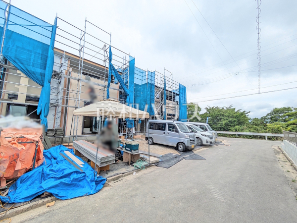接道状況および現場風景　【福岡市東区美和台５丁目】
