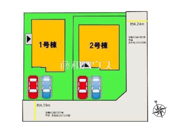 全体区画図　【福岡市東区美和台５丁目】