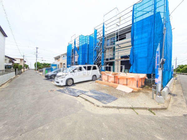 接道状況および現場風景　【福岡市東区美和台５丁目】