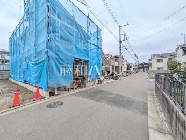 接道状況および現場風景　【小平市御幸町】