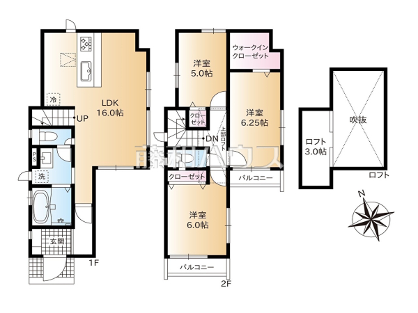 間取図　【練馬区立野町】