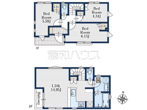 間取図　【練馬区石神井台５丁目】