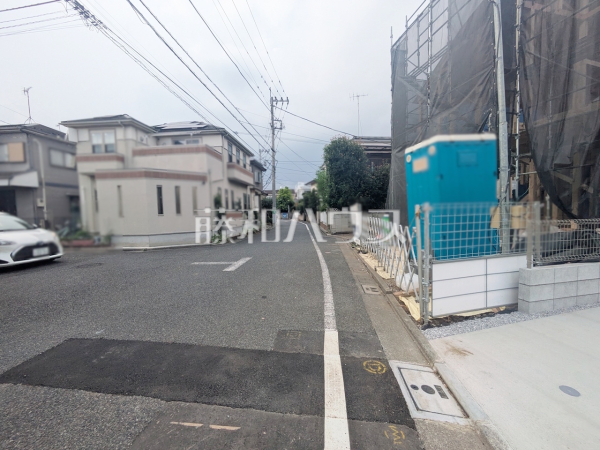 接道状況および現場風景　【練馬区石神井台５丁目】