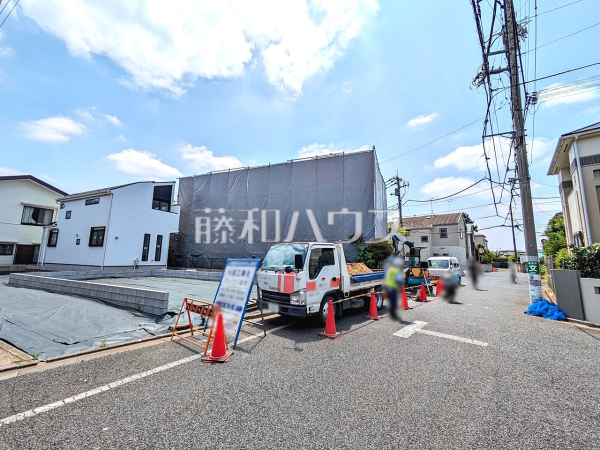 接道状況および現場風景　【練馬区石神井台５丁目】