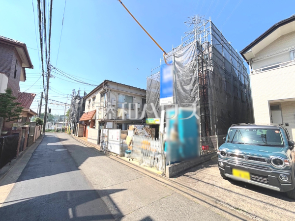 接道状況および現場風景　【小平市花小金井南町３丁目】