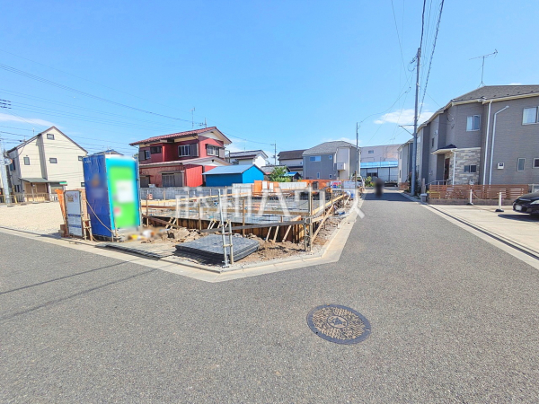 接道状況および現場風景 【小平市美園町3丁目】 接道状況および現場風景 【小平市美園町3丁目】