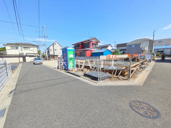 接道状況および現場風景 【小平市美園町3丁目】 接道状況および現場風景 【小平市美園町3丁目】
