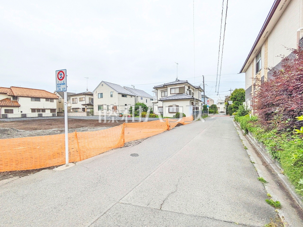 接道状況および現場風景　【小平市上水南町２丁目】