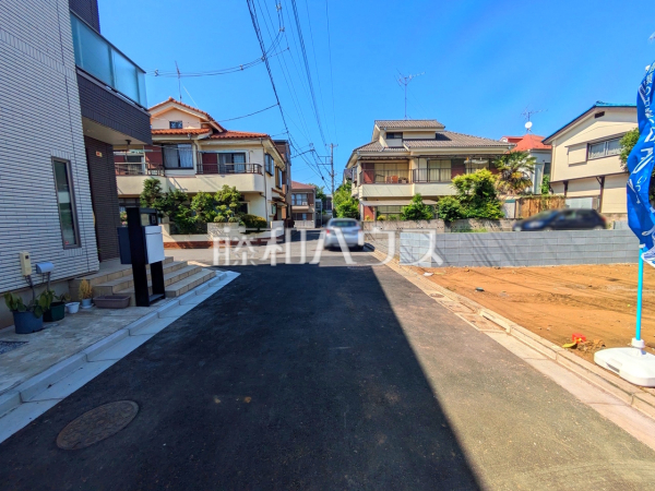 接道状況および現場風景　【新座市野寺５丁目】