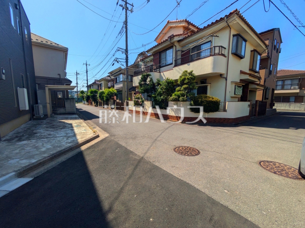 接道状況および現場風景　【新座市野寺５丁目】