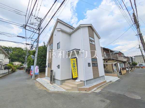 接道状況および現場風景　【調布市入間町２丁目】
