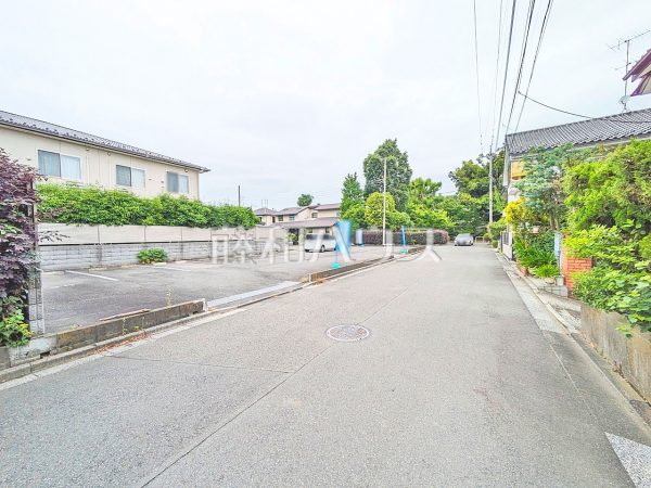 接道状況および現場風景　【小平市上水南町２丁目】