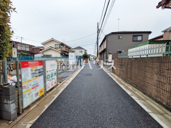 接道状況および現場風景　【練馬区下石神井２丁目】