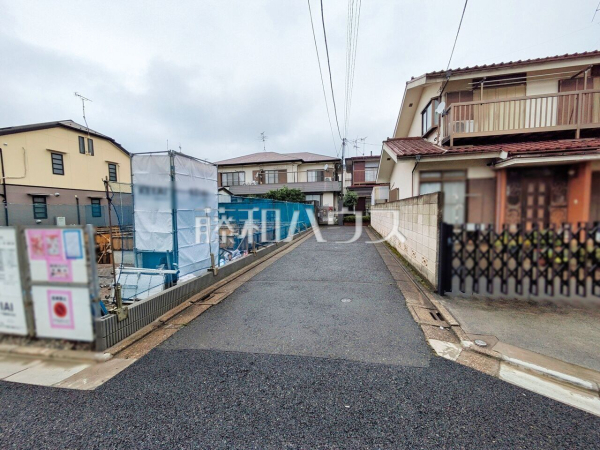 接道状況および現場風景　【練馬区下石神井２丁目】