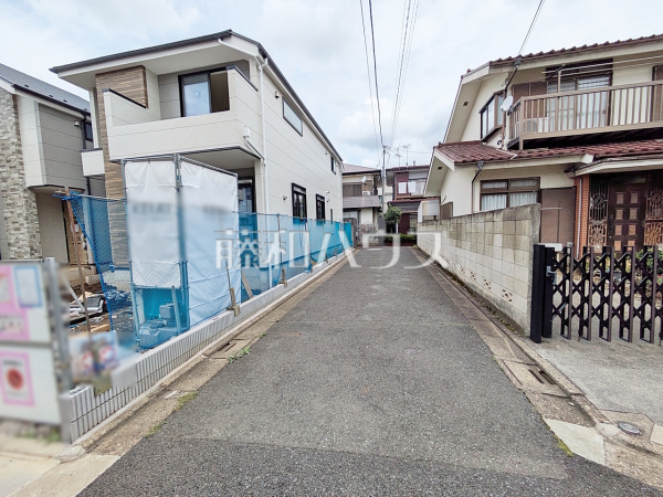 接道状況および現場風景　【練馬区下石神井２丁目】
