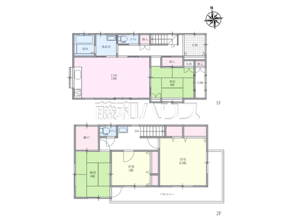間取図　【府中市四谷３丁目】