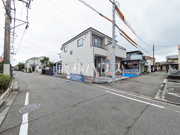 接道状況および現場風景　【八王子市長房町】