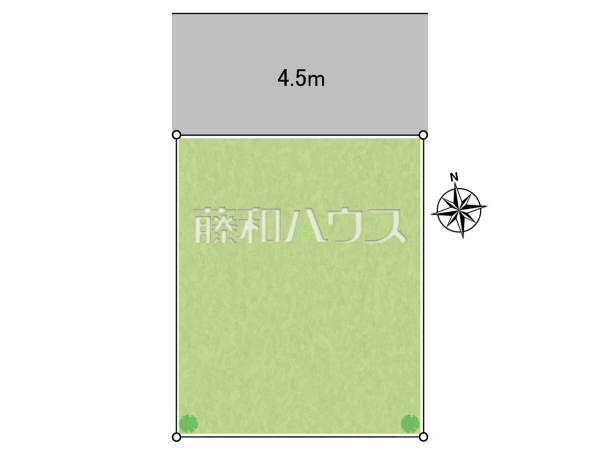 区画図　【所沢市美原町４丁目】