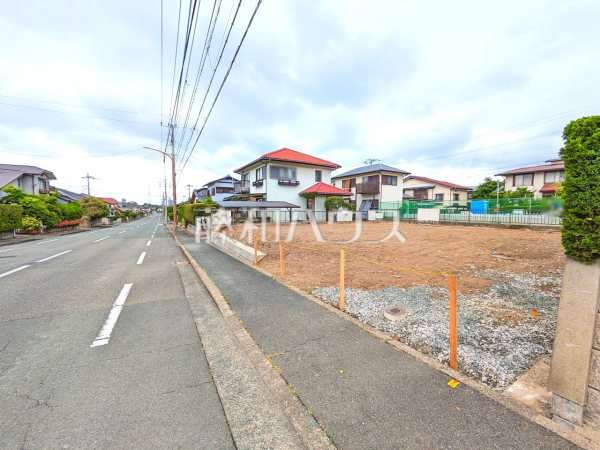 接道状況および現場風景　【福岡市東区香椎台３丁目】