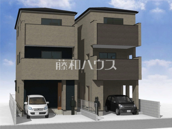 完成予想図（外観）　【所沢市けやき台１丁目】