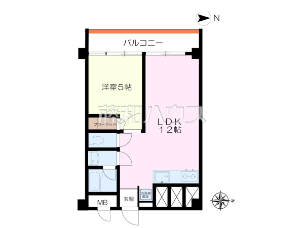 間取図　【豊栄狛江マンション】
