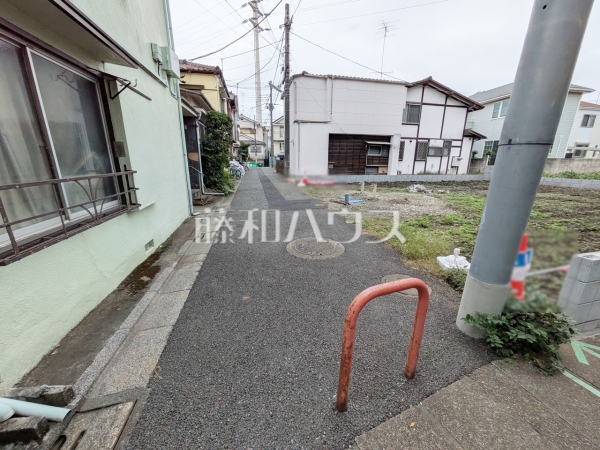 接道状況および現場風景　【杉並区成田東１丁目】