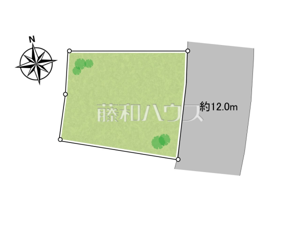 全体区画図　【八王子市北野台２丁目】