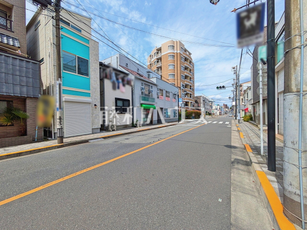 接道状況および現場風景 【国立市西2丁目】 接道状況および現場風景 【国立市西2丁目】