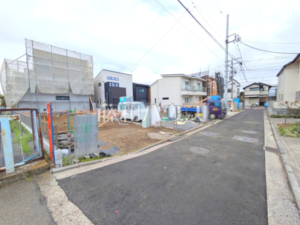 接道状況および現場風景　【武蔵野市境南町１丁目】
