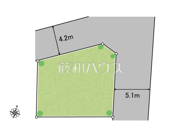 区画図　【ふじみ野市苗間】