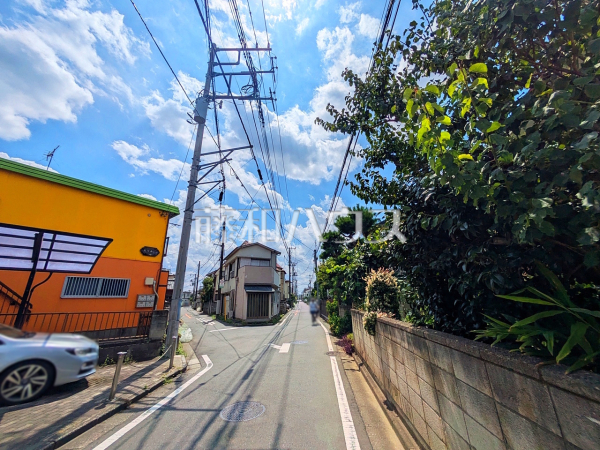 接道状況および現場風景 【ふじみ野市福岡中央2丁目】 接道状況および現場風景 【ふじみ野市福岡中央2丁目】