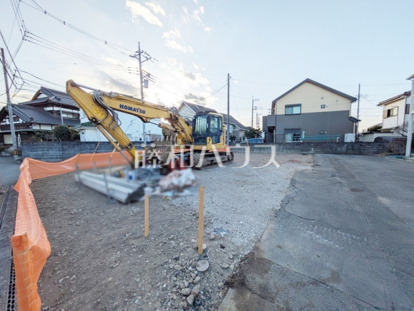 現場風景　建築会社を自由にセレクトできる土地分譲で理想の暮らしを叶えて下さい【日野市石田１丁目】