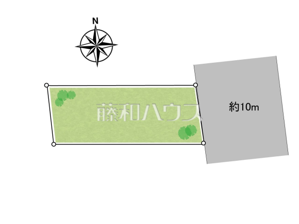 全体区画図　【府中市北山町２丁目】