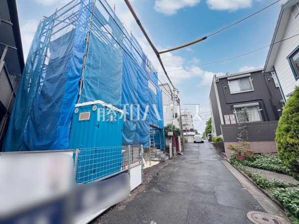 接道状況および現場風景　【杉並区松ノ木２丁目】