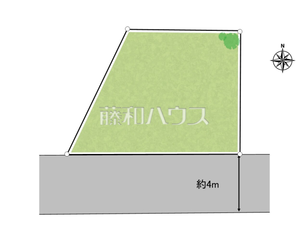 全体区画図　【杉並区松ノ木２丁目】