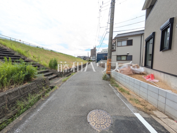 接道状況および現場風景　【名古屋市北区東味鋺３丁目】