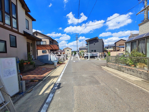 接道状況および現場風景　【名古屋市守山区永森町】