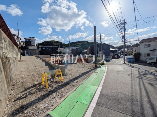 接道状況および現場風景　【福岡市博多区浦田１丁目】