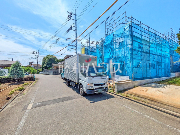 接道状況および現場風景　【武蔵村山市中藤５丁目】