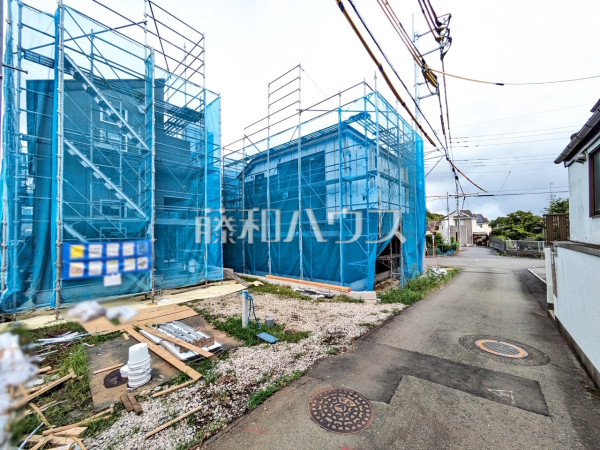 接道状況および現場風景　【武蔵村山市中藤５丁目】