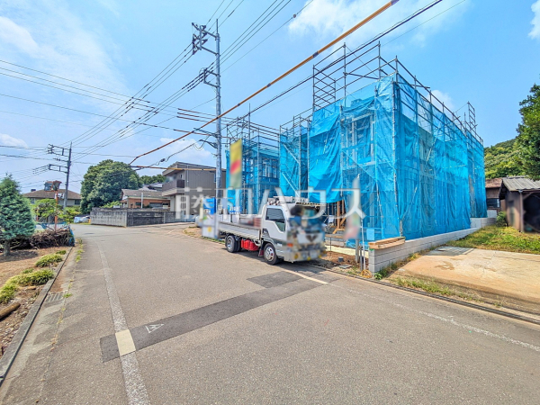 接道状況および現場風景　【武蔵村山市中藤５丁目】