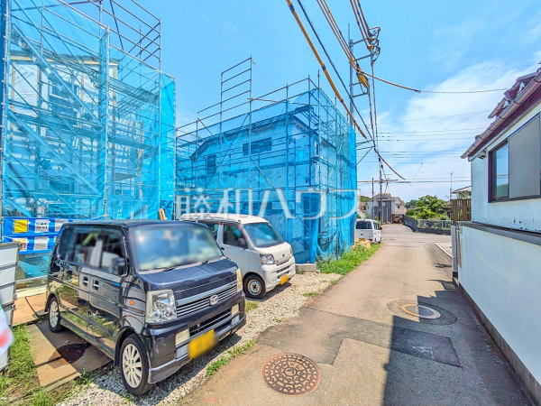 接道状況および現場風景　【武蔵村山市中藤５丁目】