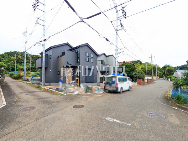 接道状況および現場風景　【武蔵村山市中藤５丁目】