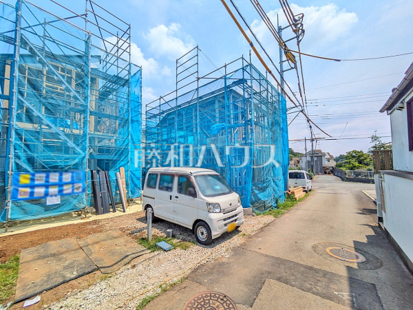 接道状況および現場風景　【武蔵村山市中藤５丁目】