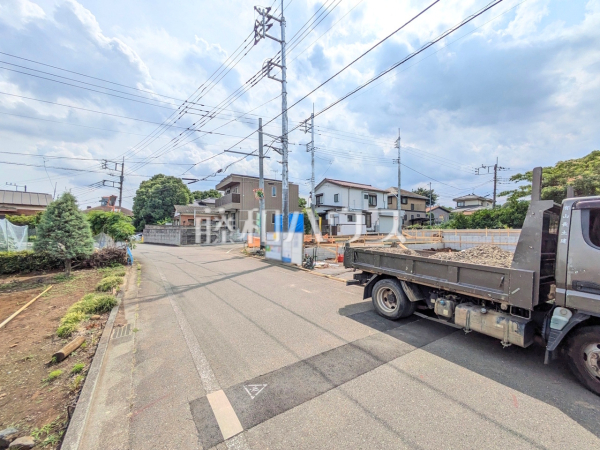 接道状況および現場風景　【武蔵村山市中藤５丁目】