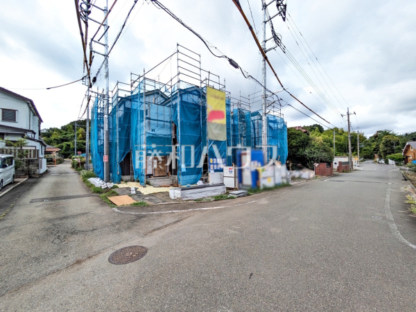 接道状況および現場風景　【武蔵村山市中藤５丁目】