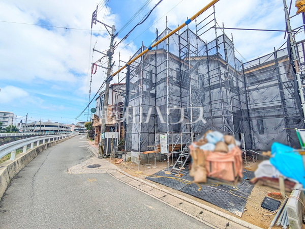 接道状況および現場風景　【福岡市早良区飯倉３丁目】