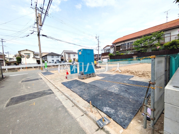 接道状況および現場風景　【福岡市早良区飯倉３丁目】