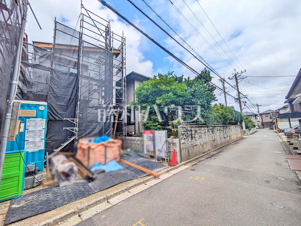接道状況および現場風景　【福岡市早良区飯倉３丁目】