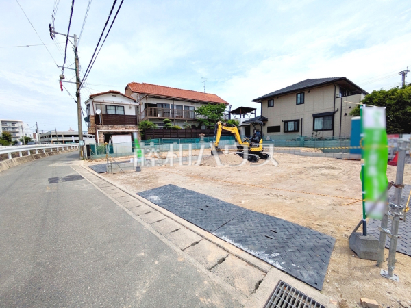 接道状況および現場風景　【福岡市早良区飯倉３丁目】